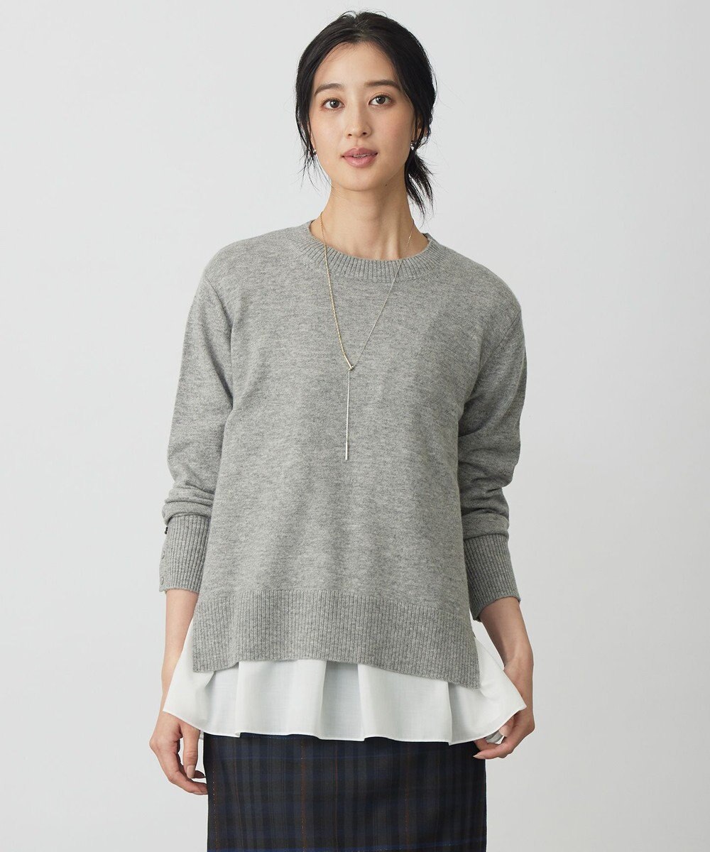 J.PRESS LADIES CASHMERE BLEND クルーネック ニット 