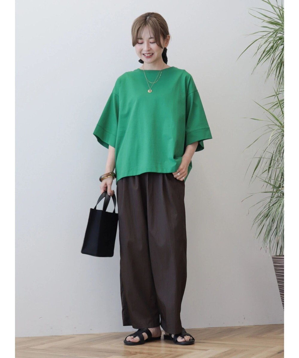 AMERICAN HOLIC 接触冷感ＳＺ５分袖カットプルオーバー 