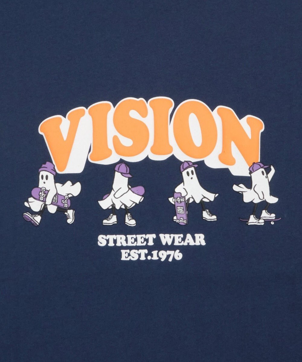 WEGO 【ユニセックス着用ITEM/MLサイズ展開】別注VISIONゴーストスケーターグラフィックT（SS） 