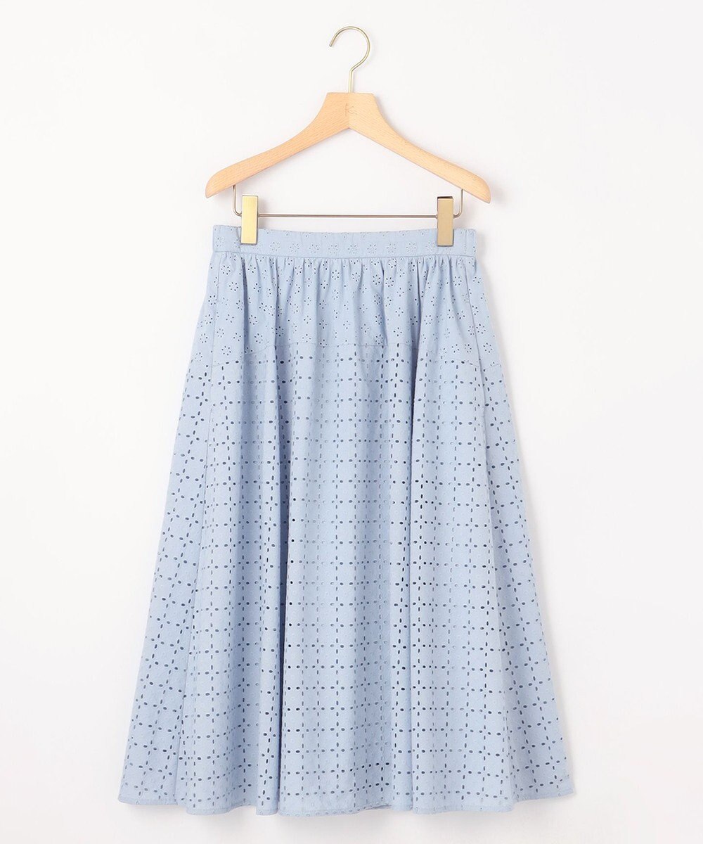 組曲 S 【WEB限定】エンブロイダリーレース フレアスカート 