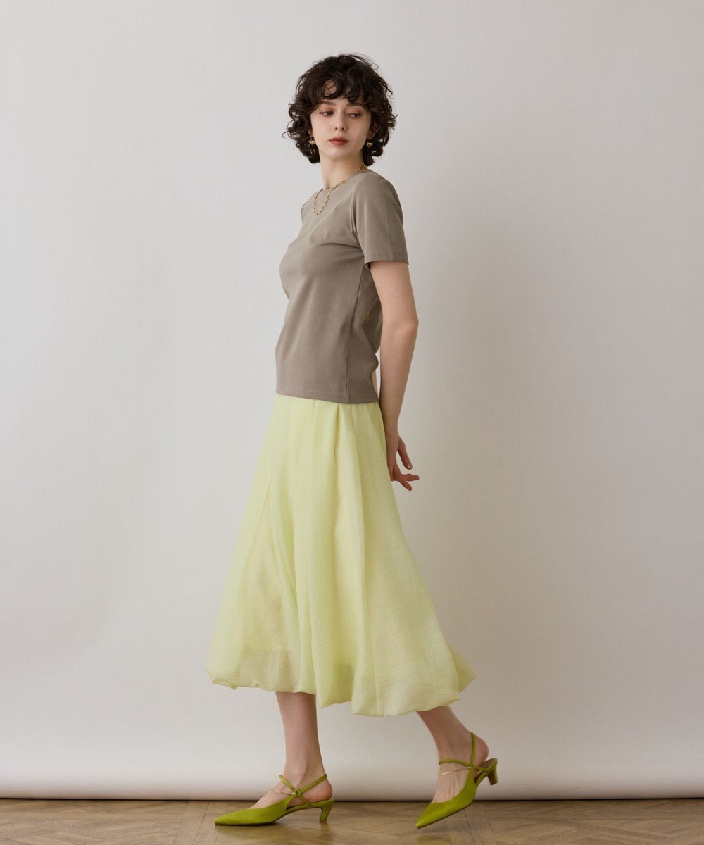 GRACE CONTINENTAL バルーンシアースカート 