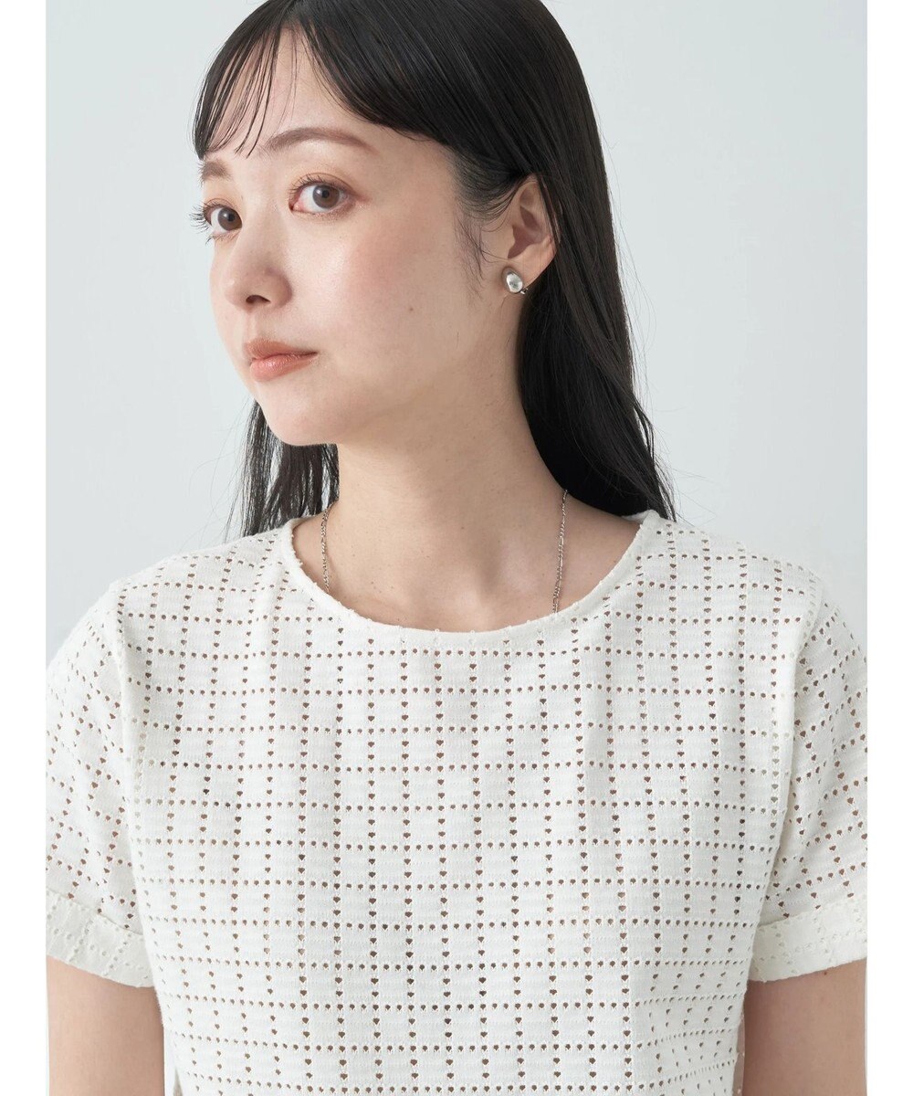 earth music&ecology ジャガードレースプルオーバー 