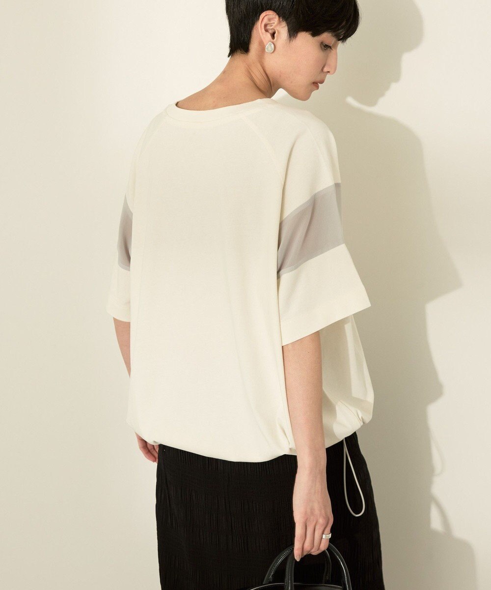 AMERICAN HOLIC 異素材ライン切替プルオーバー 