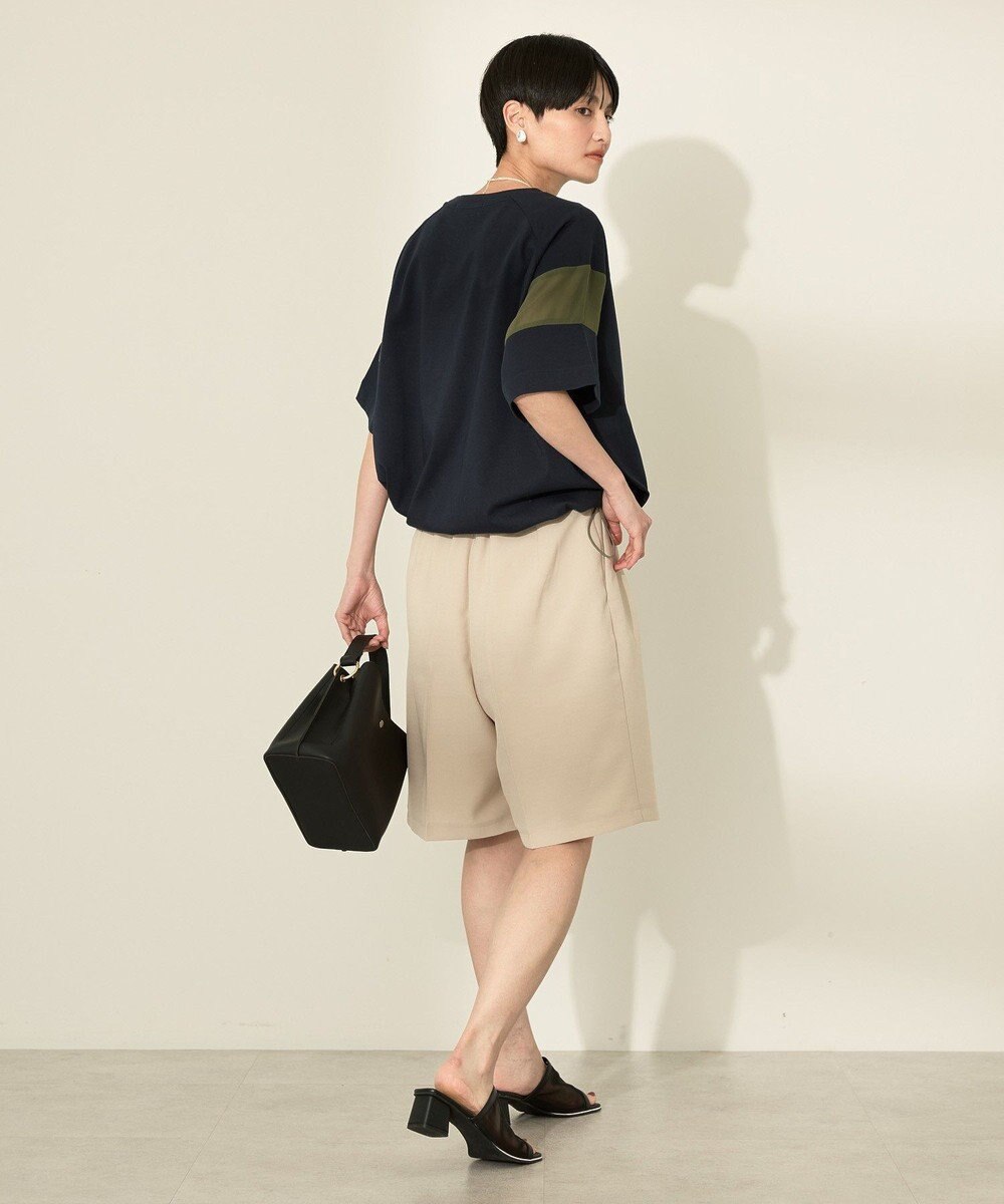 AMERICAN HOLIC 異素材ライン切替プルオーバー 