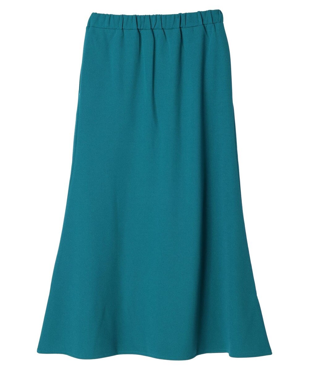 Green Parks カットジョーゼット裾フレアスカート 