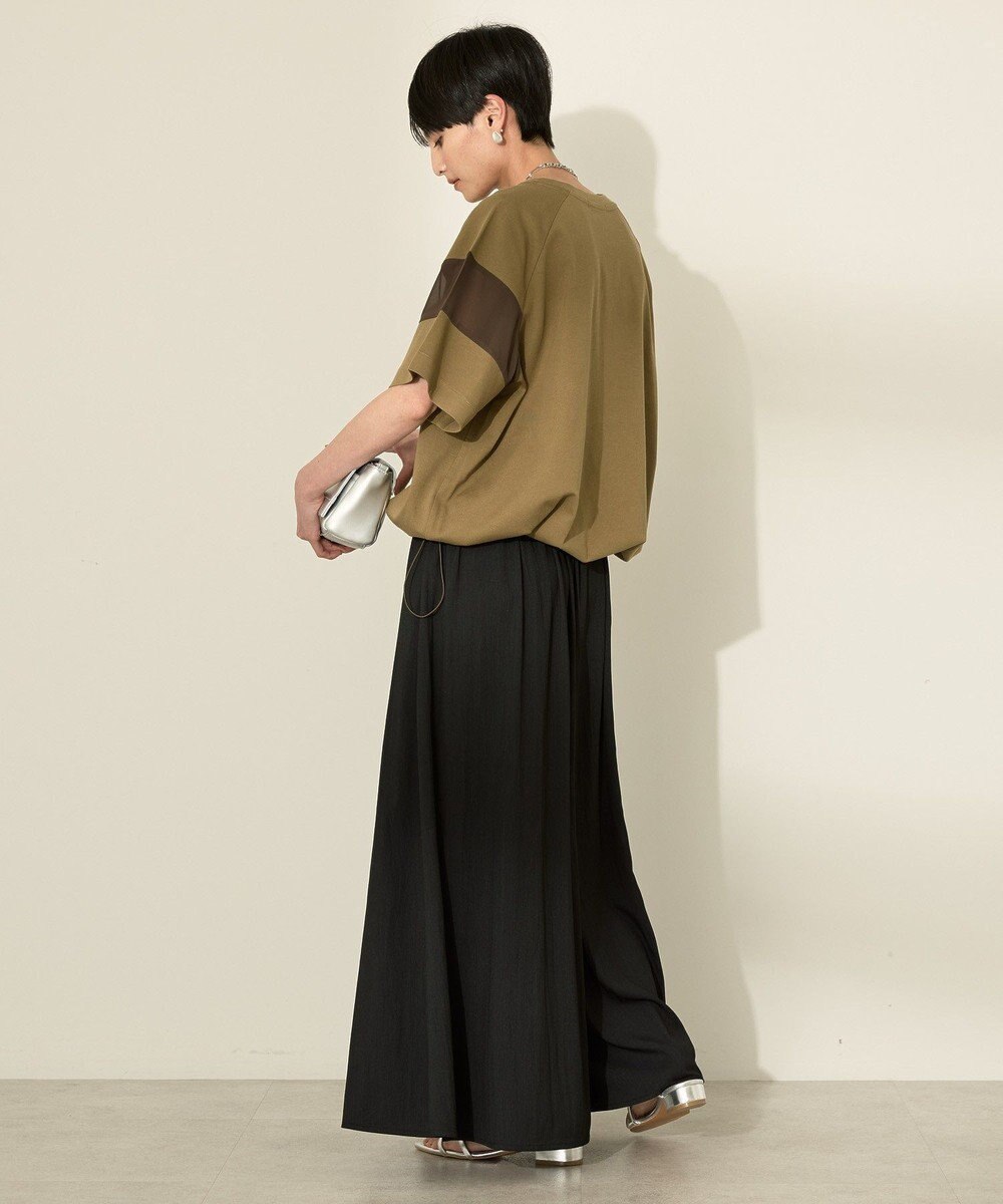 AMERICAN HOLIC 異素材ライン切替プルオーバー 