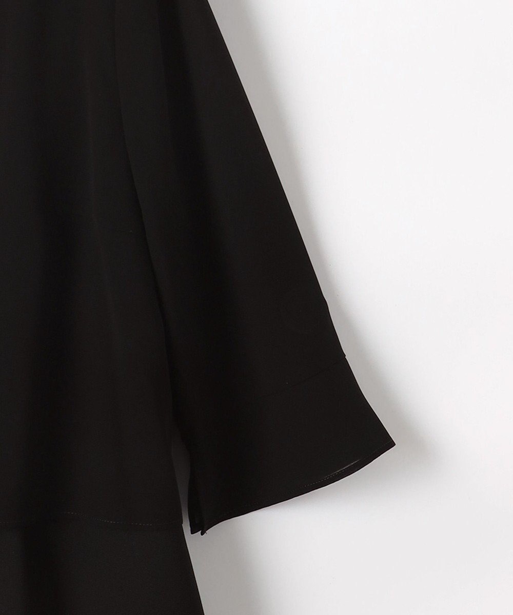 組曲 NOIR 【洗える】ウォッシャブルストレッチバックサテン ジャケット＋ワンピース 