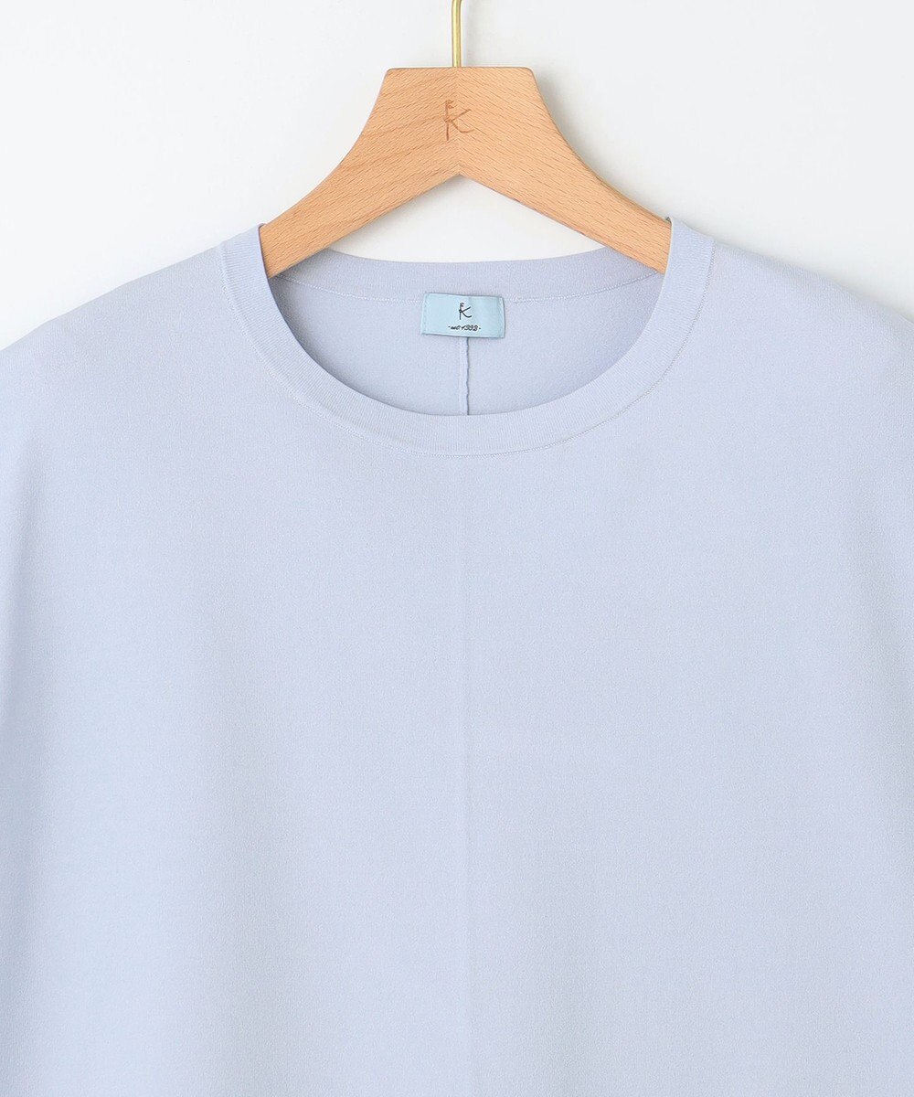 組曲 L 【WEB限定】Tシャツライク サマーニット 