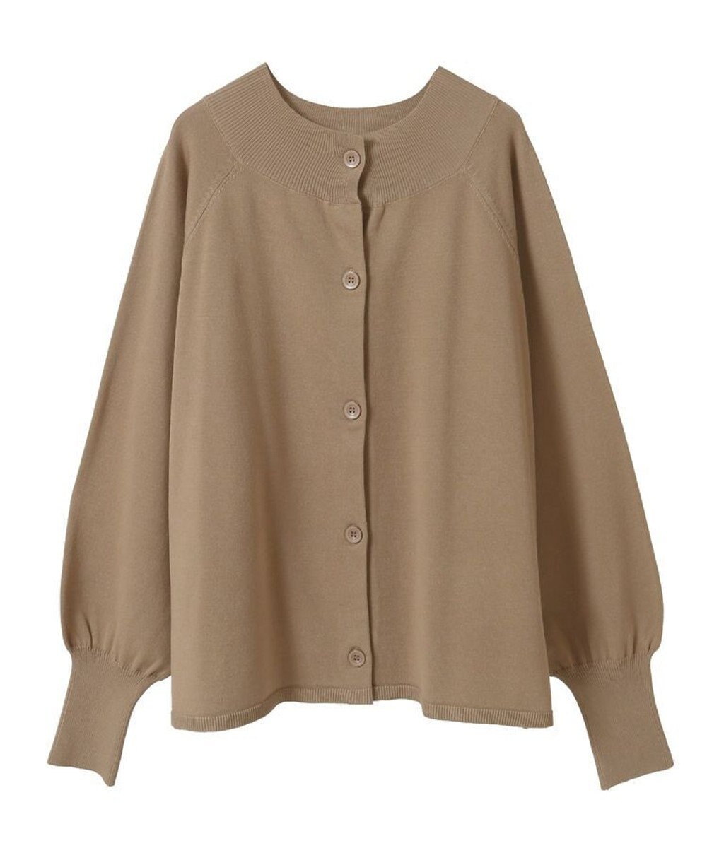 CRAFT STANDARD BOUTIQUE 洗える/UVカット/毛玉軽減 ファンクショナルニットカーディガン 