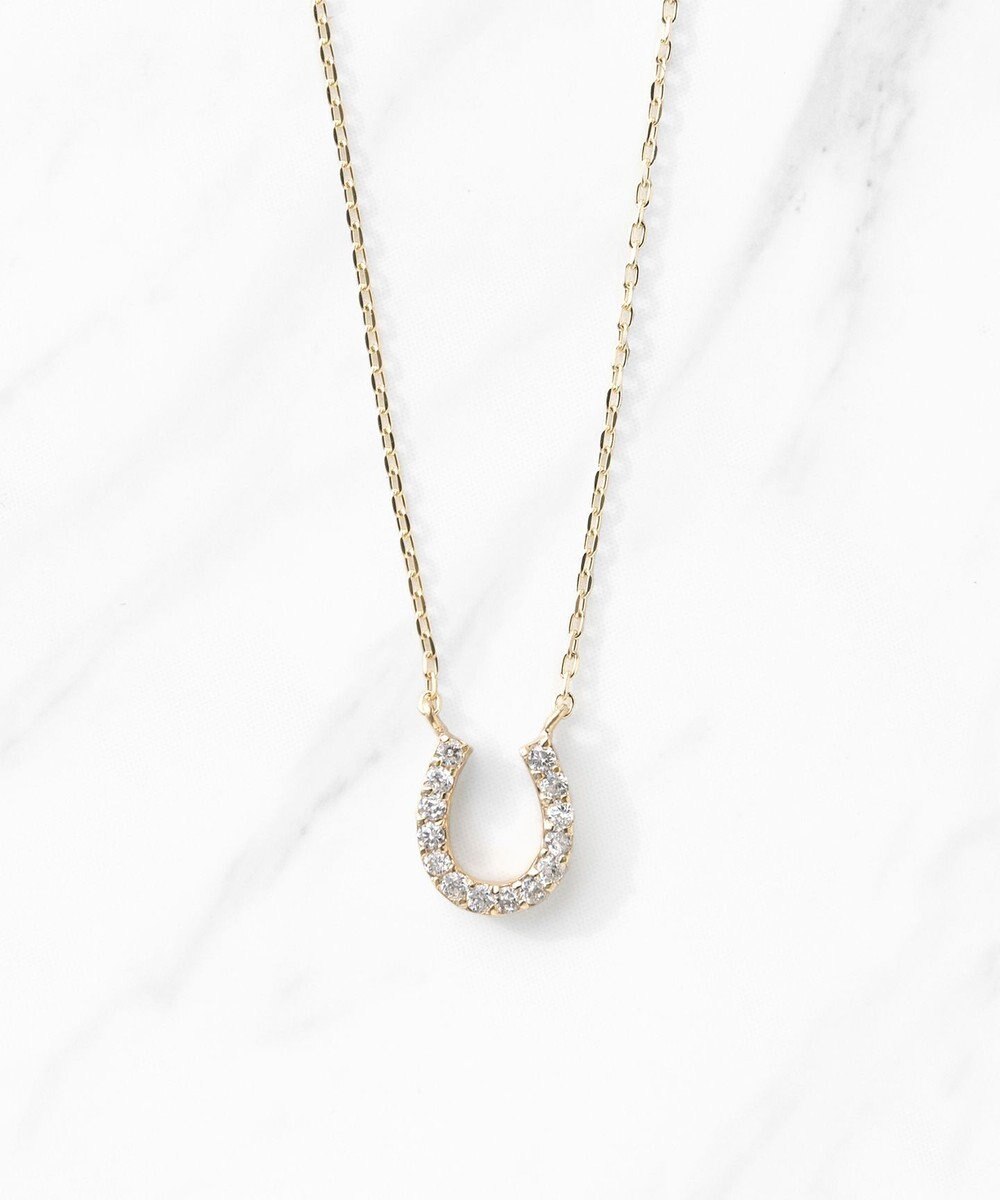 TOCCA 【WEB限定】DIAMOND HORSESHOE K10NECKLACE K10ゴールド ダイヤモンド ネックレス 