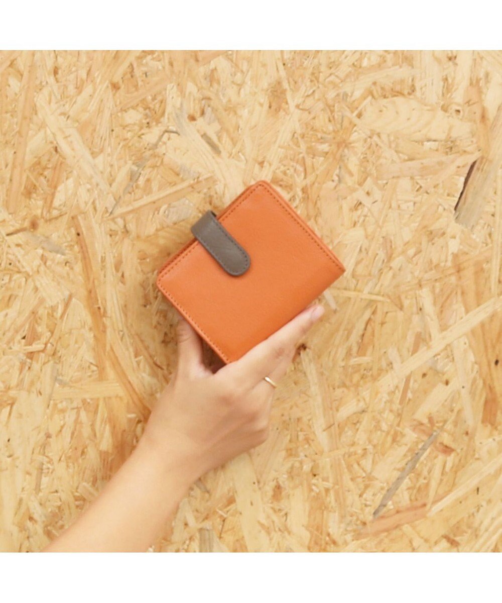 UNBILLION アトランタ ATLANTA / 牛革二つ折りカラーコンビウォレット 