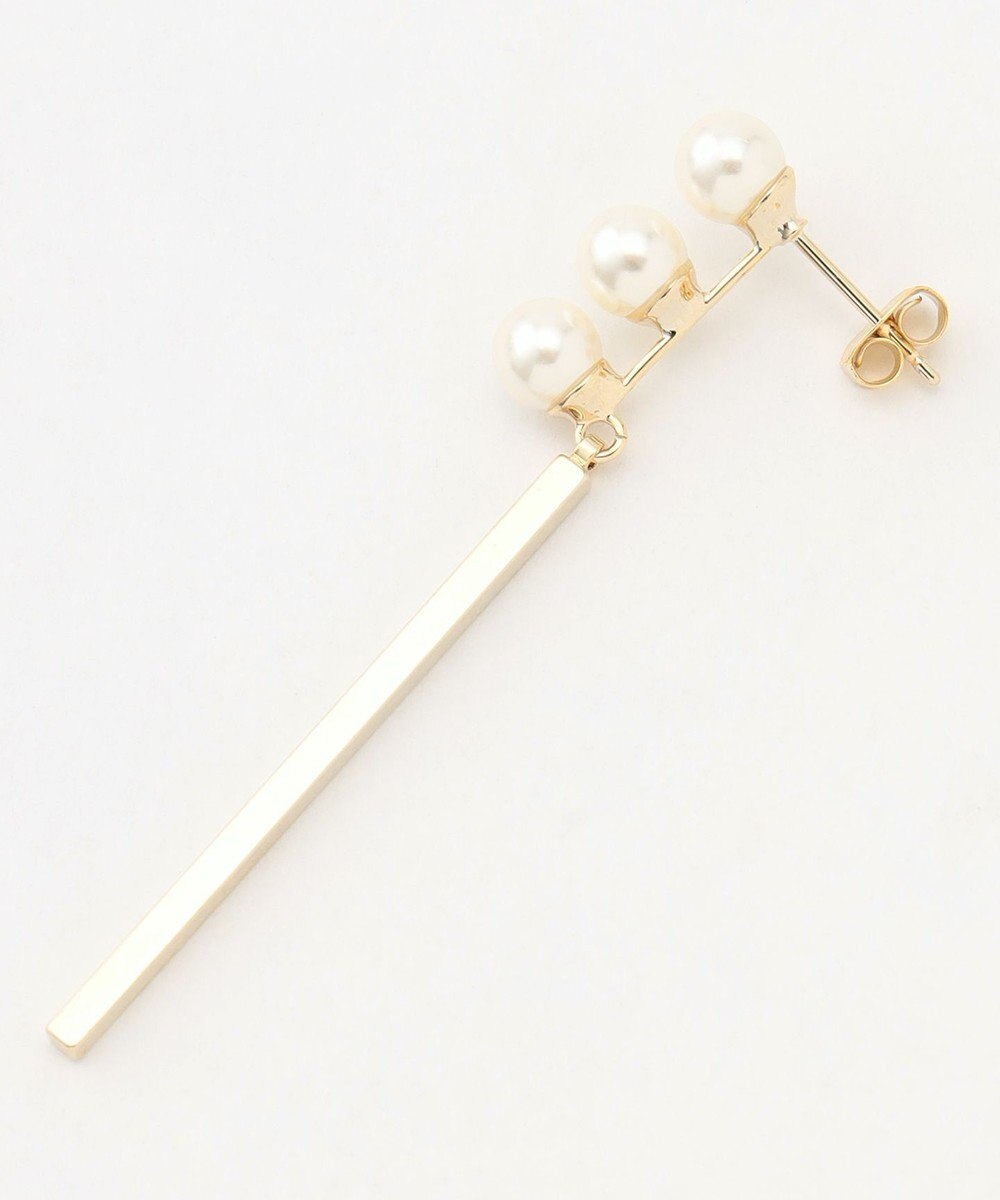 ANY 【WEB限定】パールバーピアス(両耳用) 
