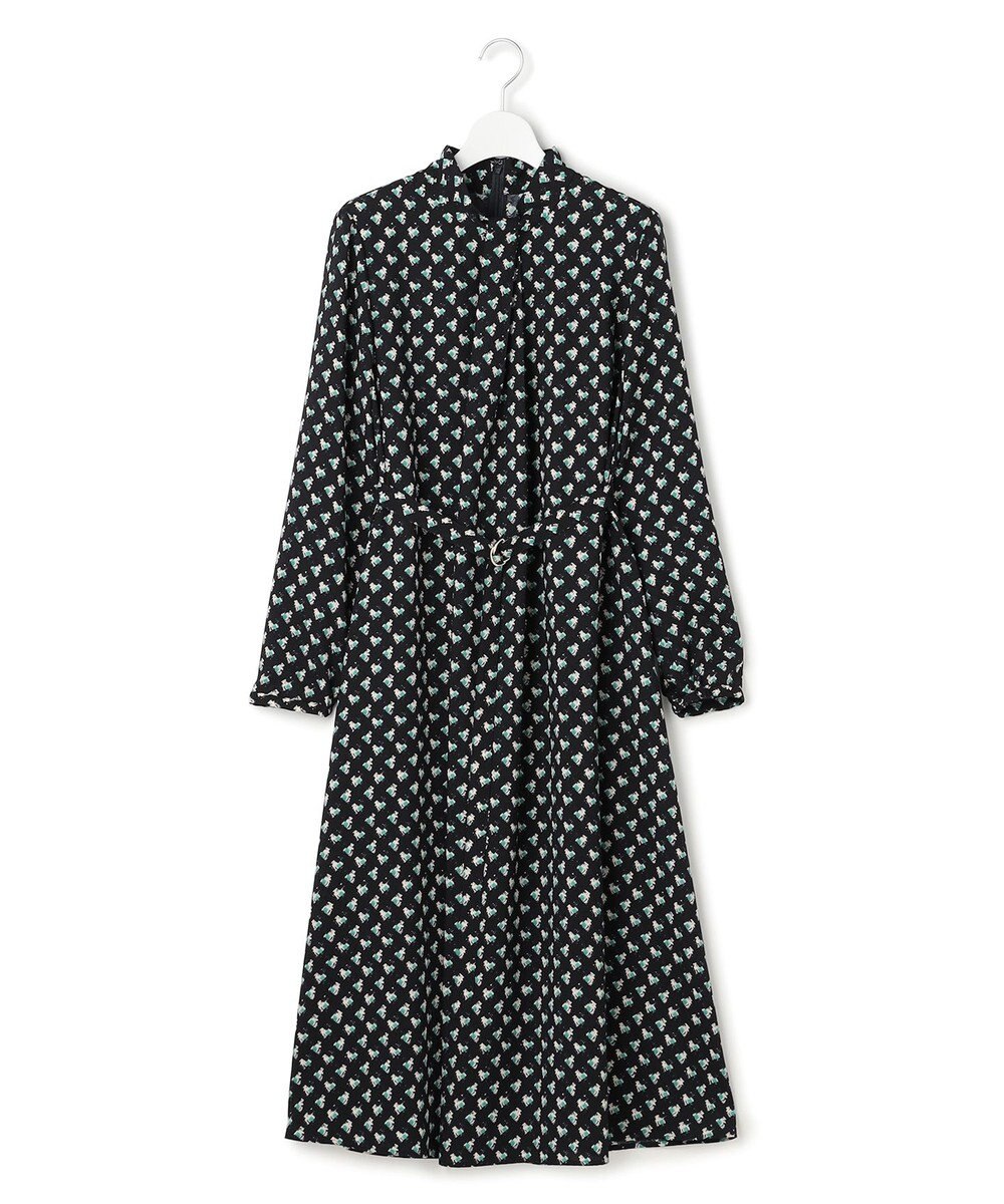 23区 モダンアートプリント ワンピース 