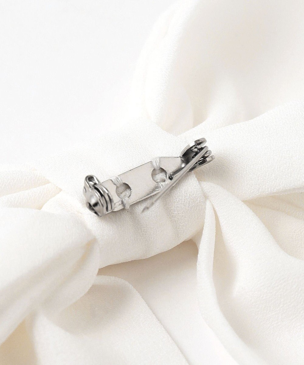 ANY KIDS リボン付きスタンドカラーブラウス 