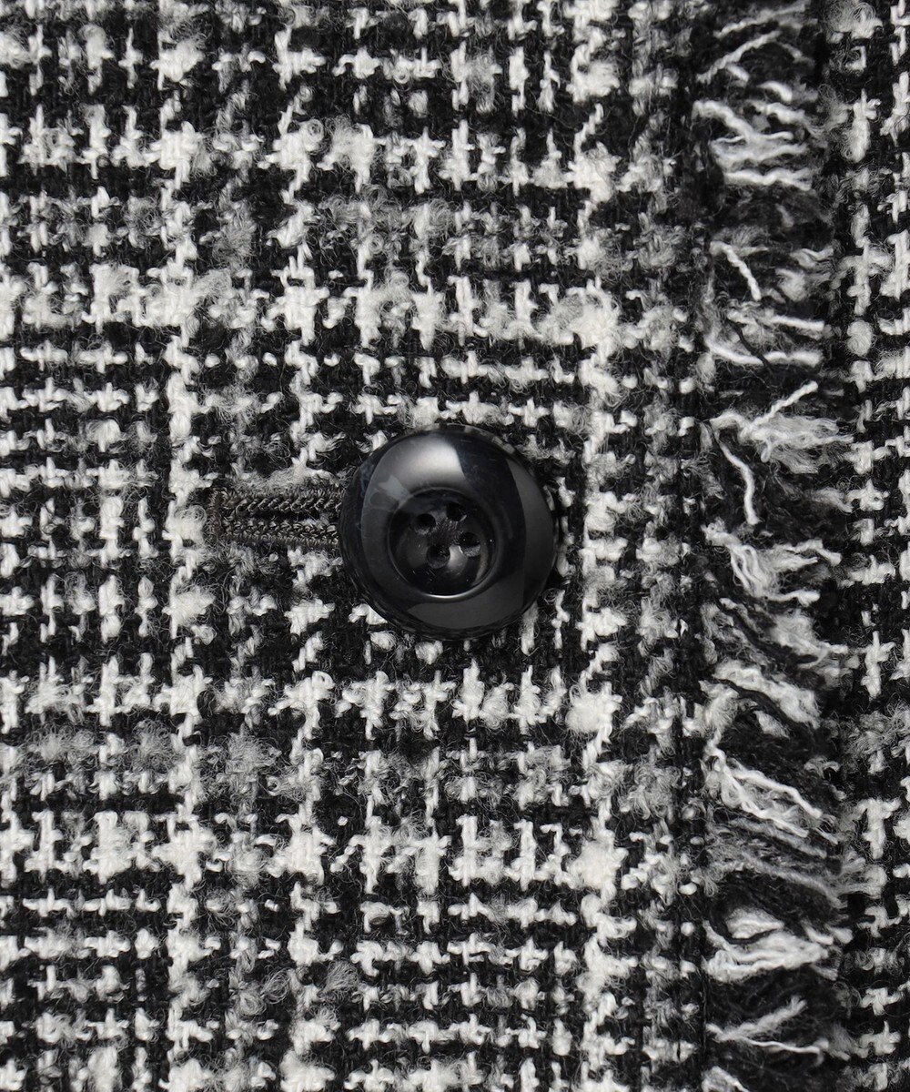 J.PRESS LADIES L Lightループチェック ツイード ジャケット 