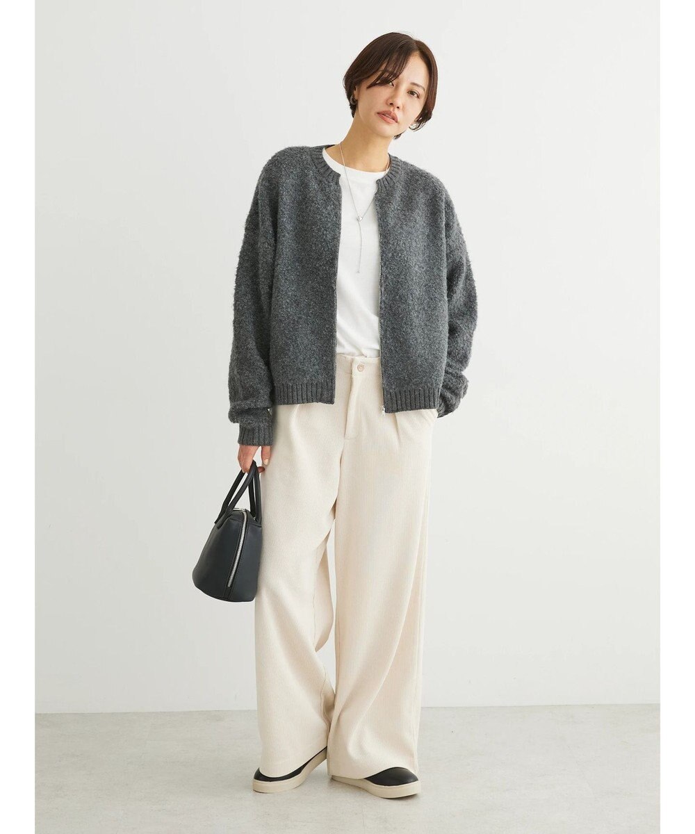 Green Parks コーデュロイワイドパンツ 