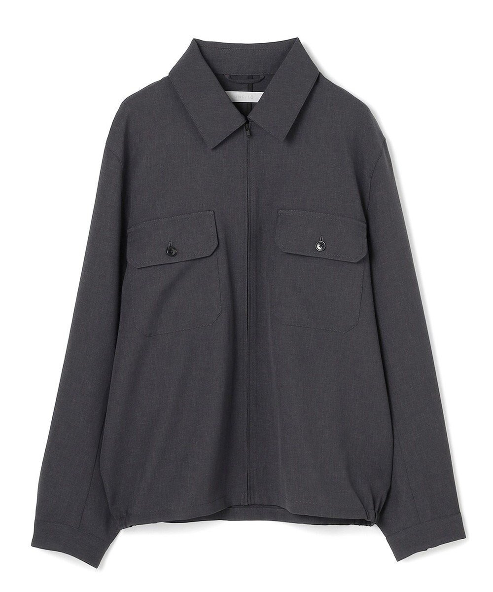 UNFILO MENS 【OCEANS YouTube 掲載/男女兼用】WOOL TOUCH 機能美シャツブルゾン 