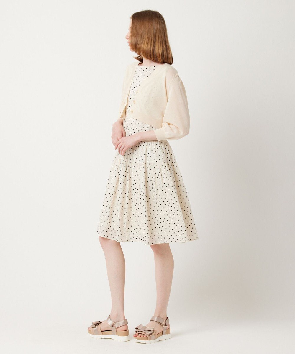 TOCCA 【洗える！】SHEER KNIT カーディガン 