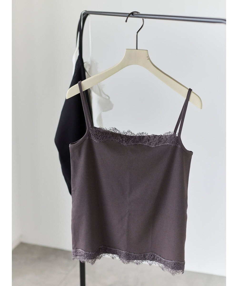 Te chichi 【接触冷感】レーストリムテレコキャミソール 