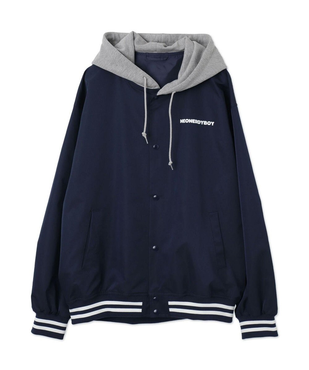 WEGO 【ユニセックス着用ITEM】グラフィックフードスタジャン 