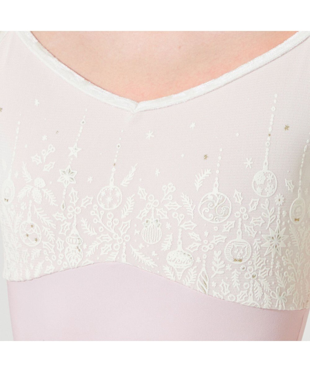 Chacott ◎【Nela ライン】ハーフスリーブレオタード 