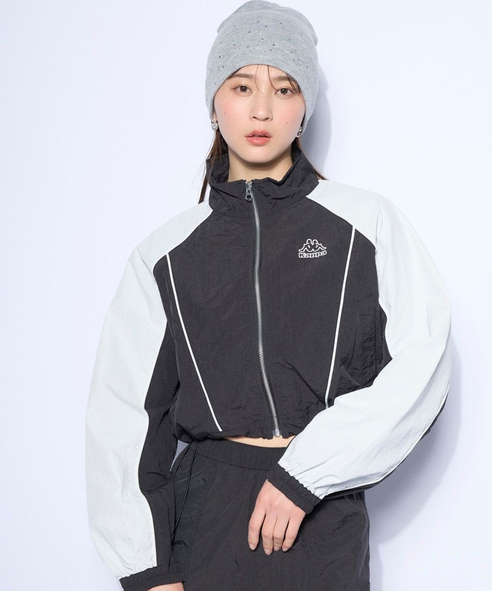 OP／FILA 【Kappa】ショート丈 ナイロントラックジャケット 