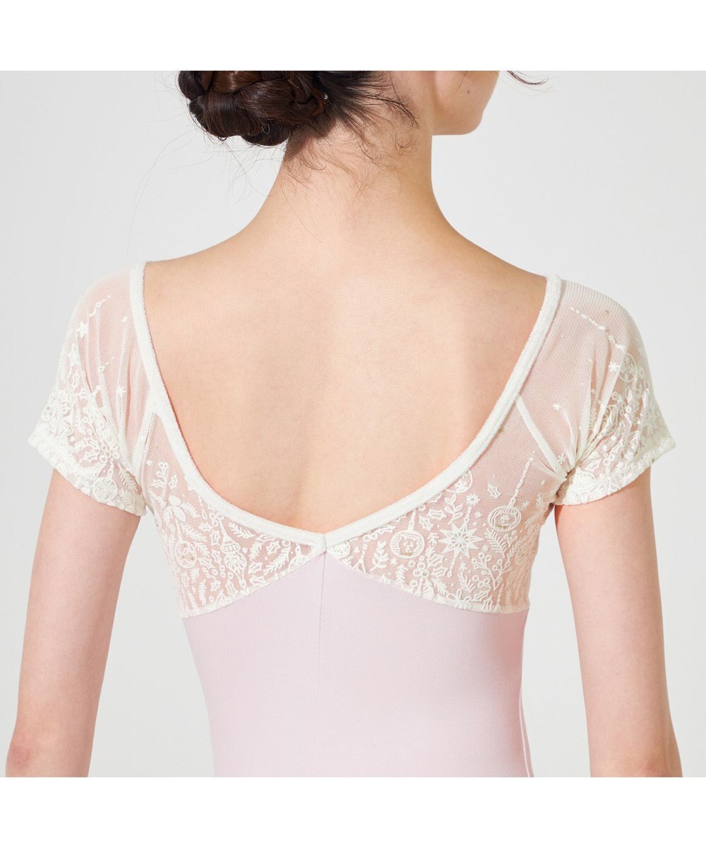 Chacott ◎【Nela ライン】ハーフスリーブレオタード 