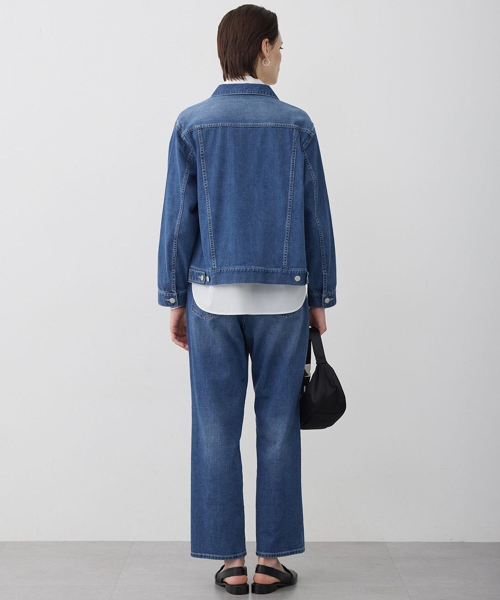 ICB 【先行予約】 ライトストレッチデニム ストレートパンツ 