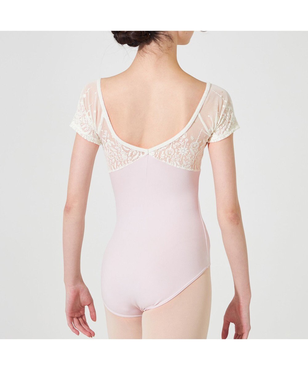 Chacott ◎【Nela ライン】ハーフスリーブレオタード 