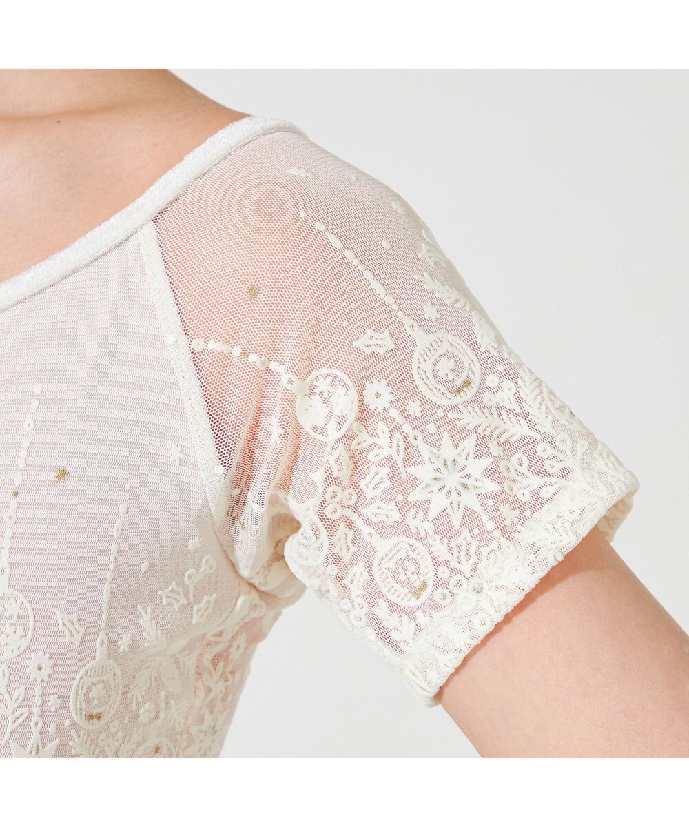 Chacott ◎【Nela ライン】ハーフスリーブレオタード 