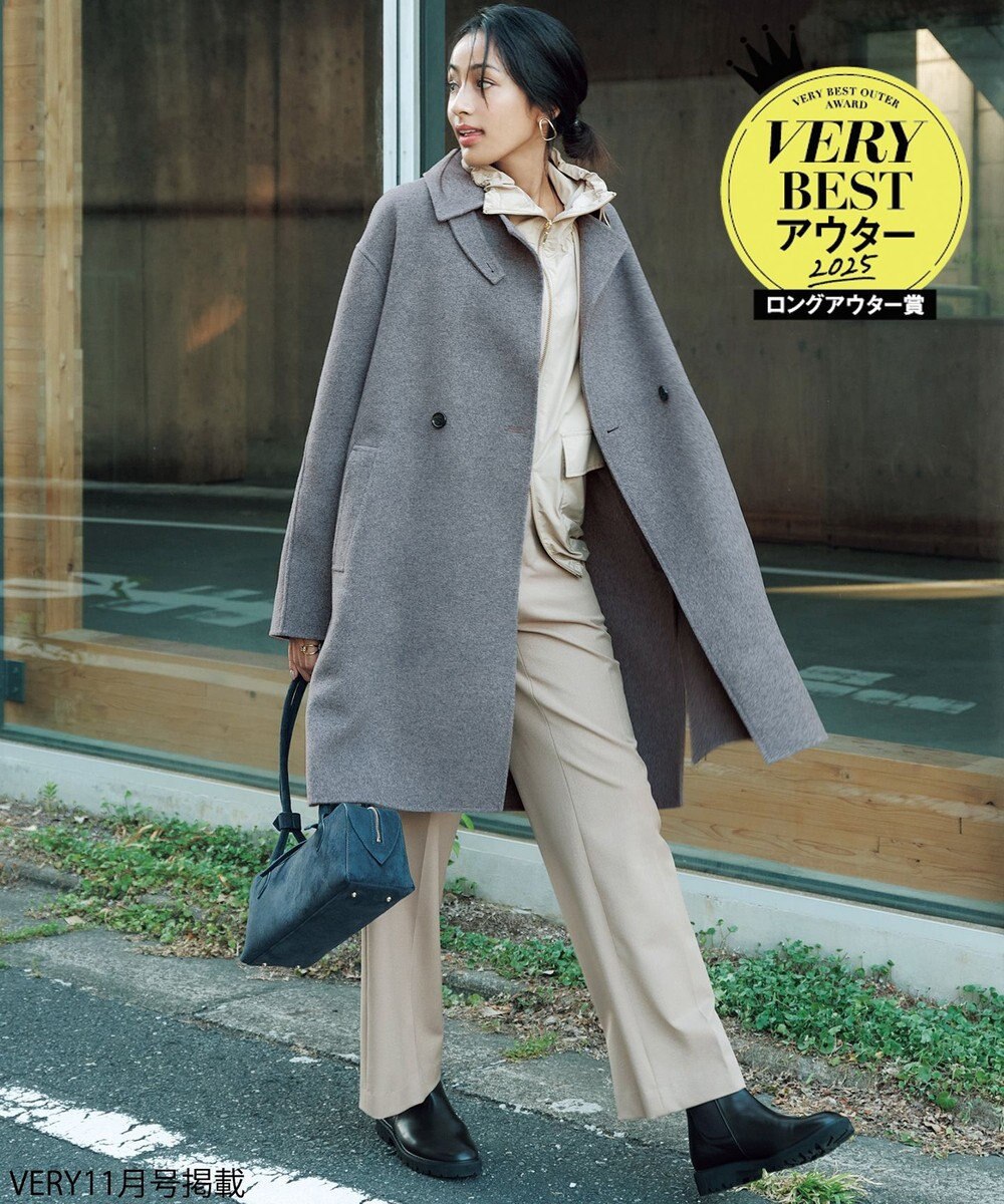 23区 L 【VERYベストアウター大賞「ロングアウター賞」受賞！/滝沢眞規子さん着用】 MANTECOPure リバー チェスターコート 