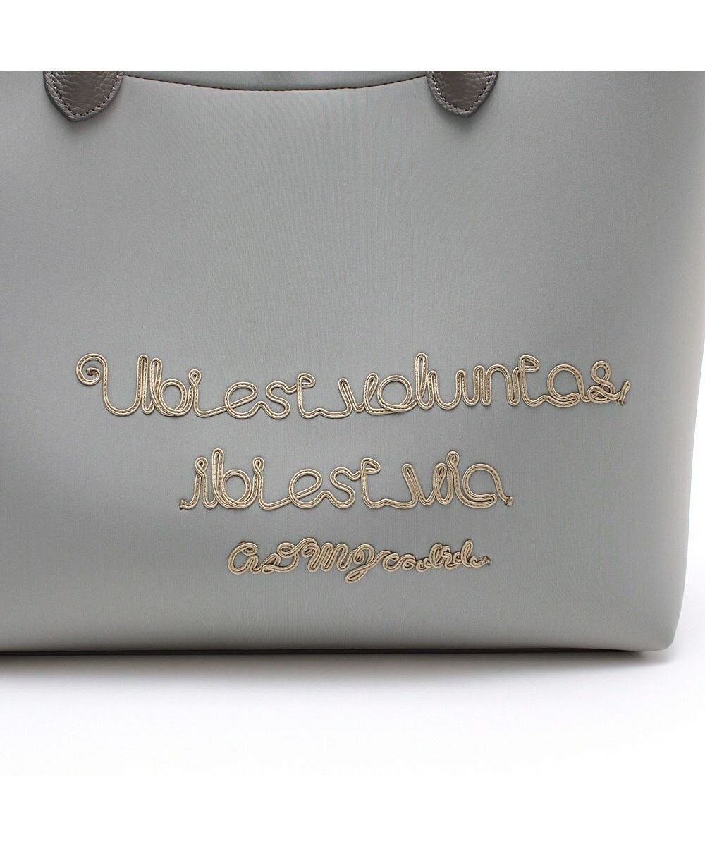 A.D.M.J. 【魔法の様に軽い】マジックライト/スパニッシュファブリックコード刺しゅうトート34cm 