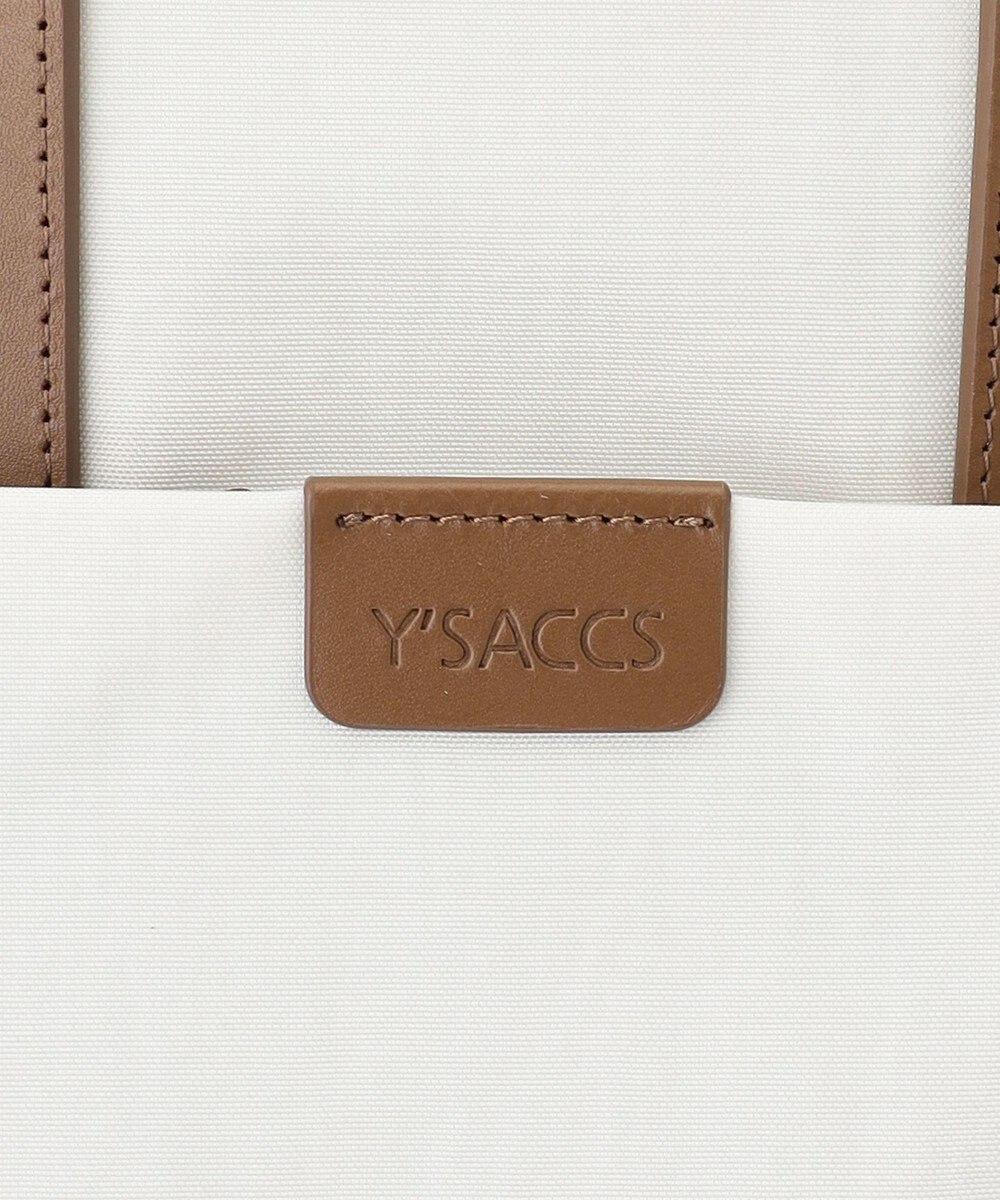 Y'SACCS 【リサイクルナイロン×カウレザー】ナチュラルデイパック 