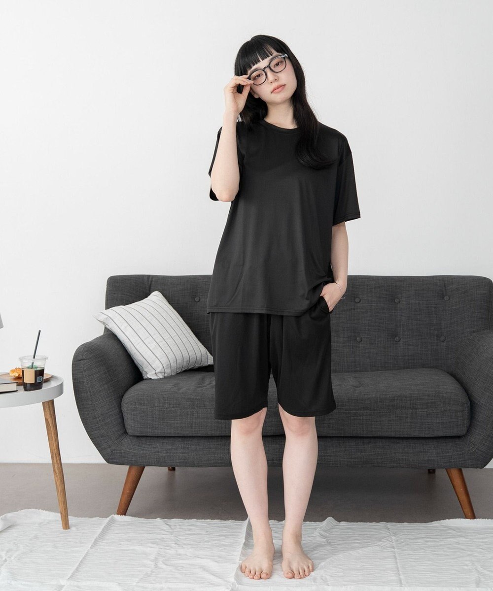 WEGO 【ユニセックス着用ITEM/MLサイズ展開】接触冷感セットアップウェア 