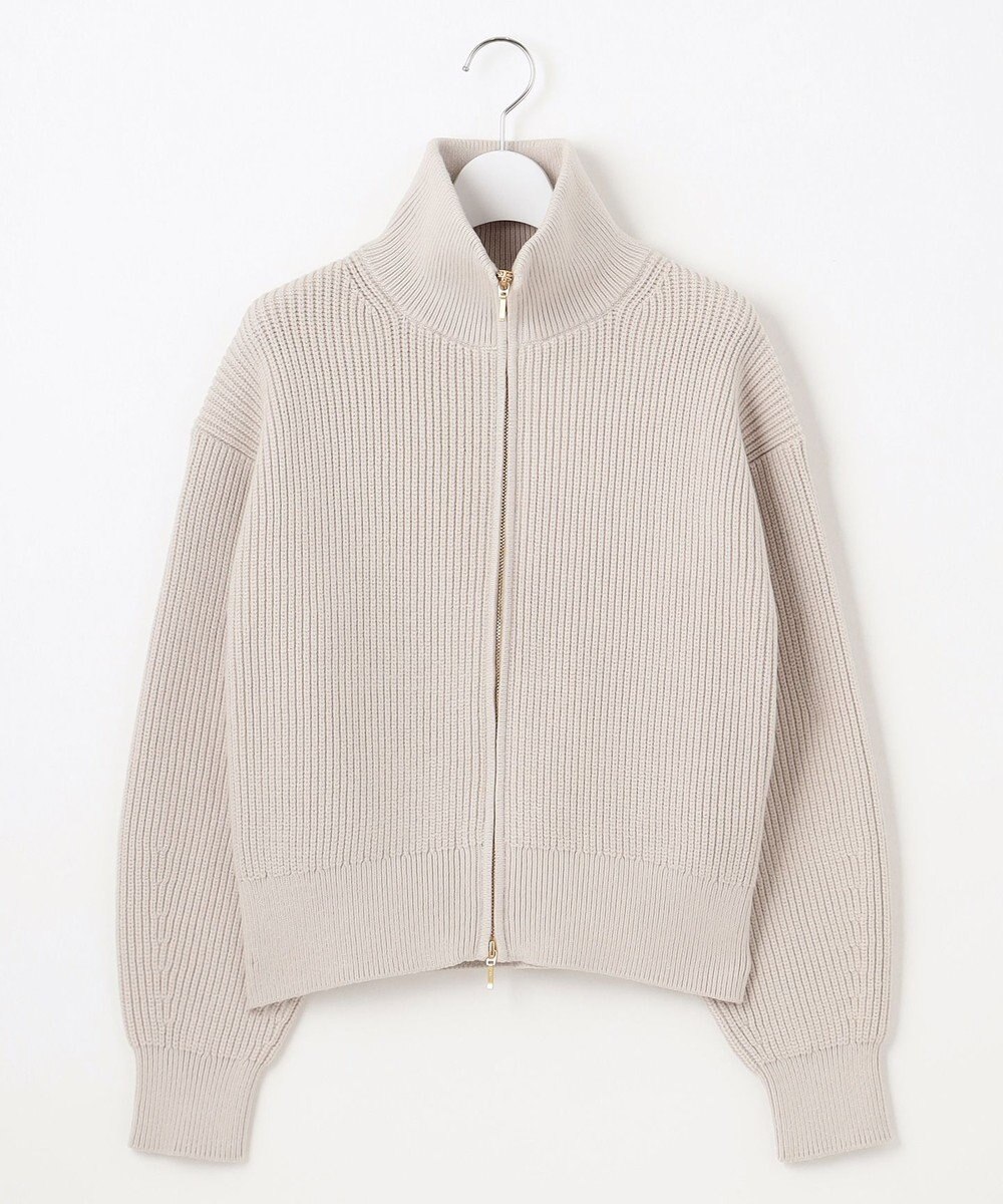 23区 S 【洗える】コットンリリー ニットブルゾン 