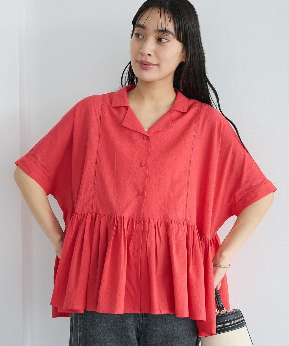 CRAFT STANDARD BOUTIQUE インド製 ペプラムブラウス 