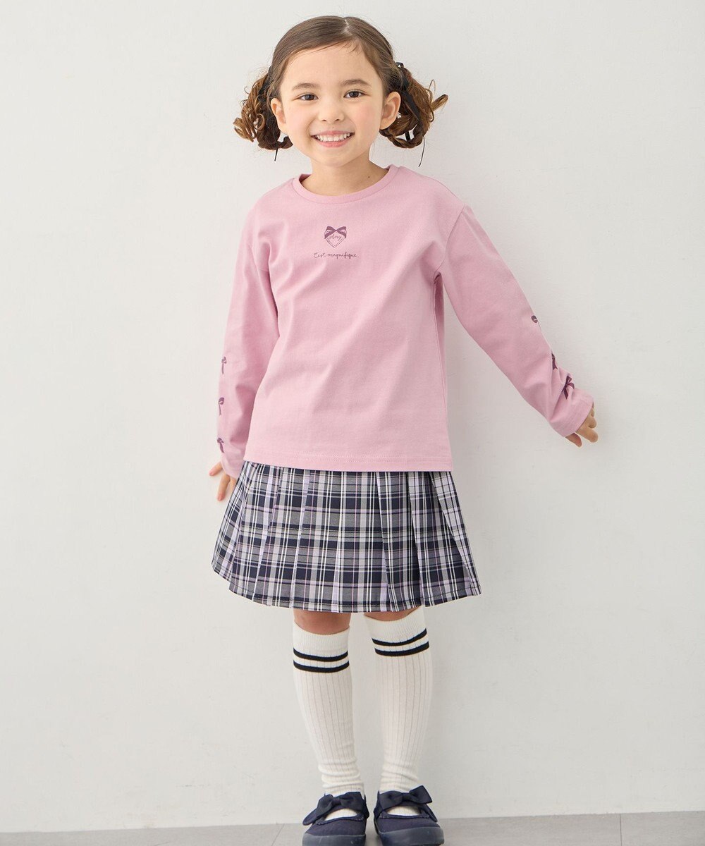 ANY KIDS 【一部店舗/WEB限定】【綿100%】プリント 長袖Tシャツ 