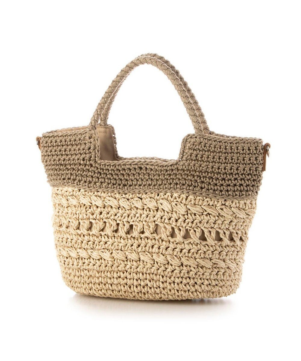 UNBILLION カシュカシュ cachecache / 切替柄編2wayミニトート 