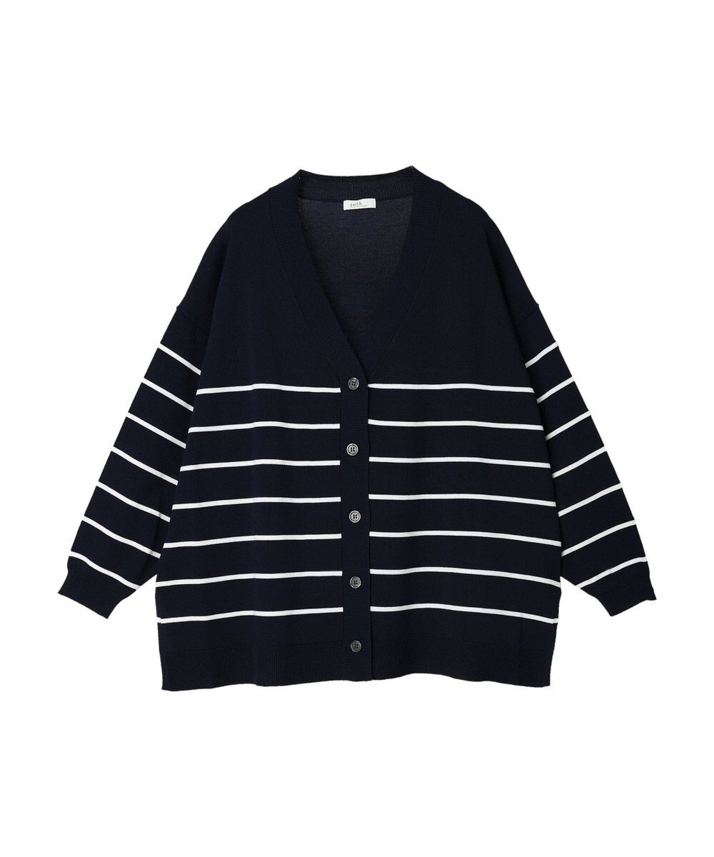 earth music&ecology Ｖネックビッグシルエットカーディガン 