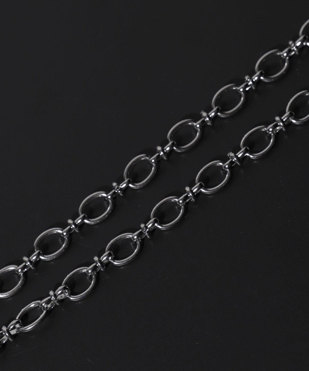 WEGO Mステンレスマンテルチェーンネックレス 