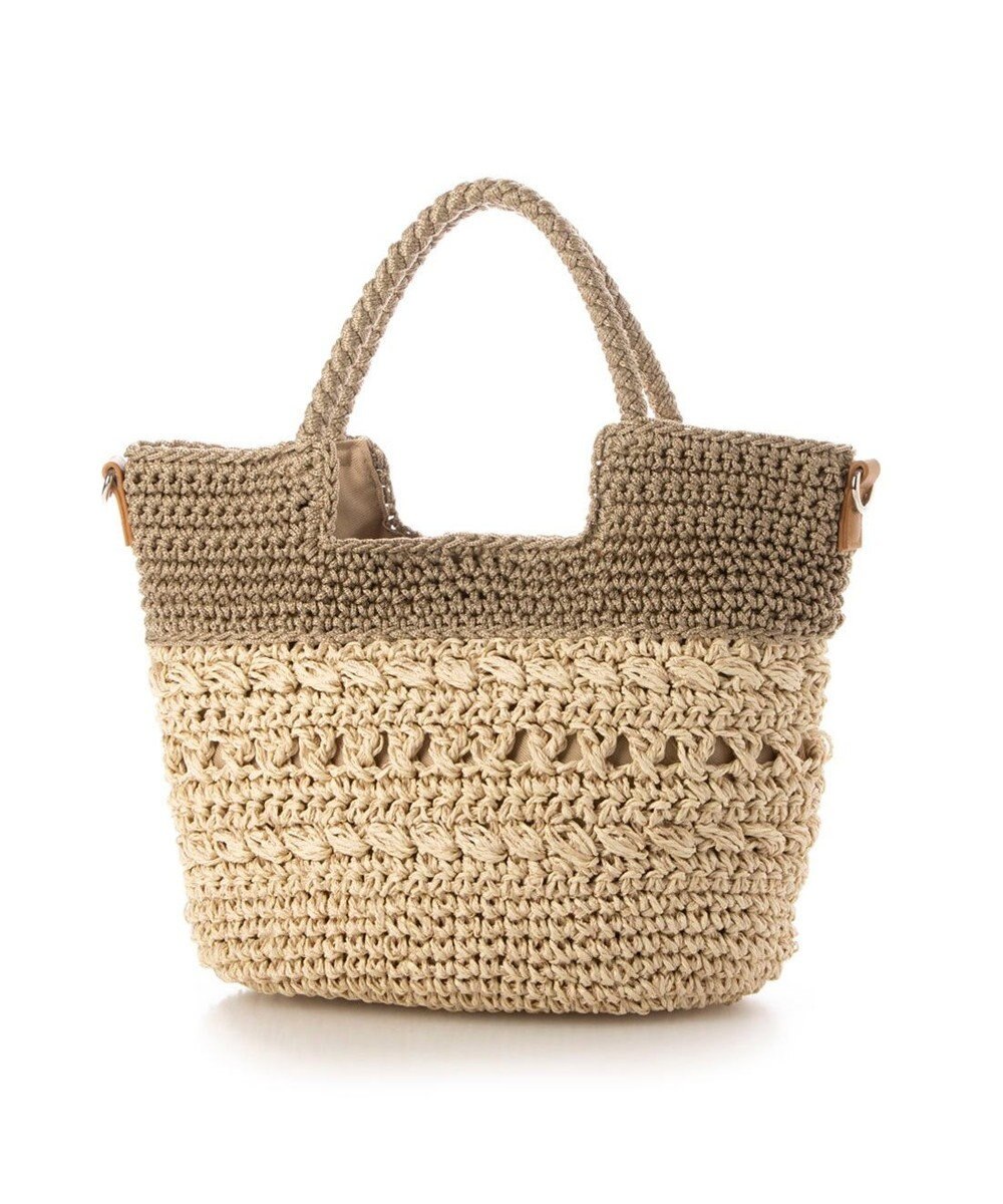 UNBILLION カシュカシュ cachecache / 切替柄編2wayミニトート 