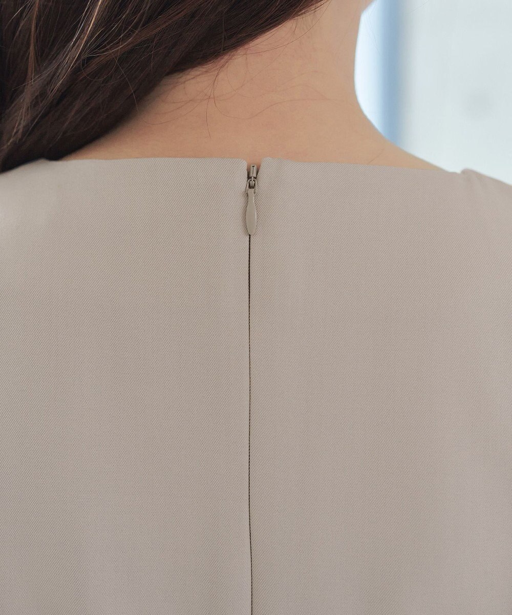 Tiaclasse 【おのののかさん着用】半袖&長袖選べる袖丈・タックフレアワンピース 