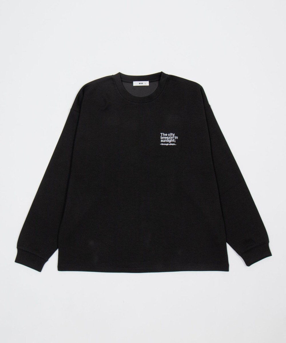 WEGO 【ユニセックス着用ITEM/MLサイズ展開】ガールプリントT（LS） 