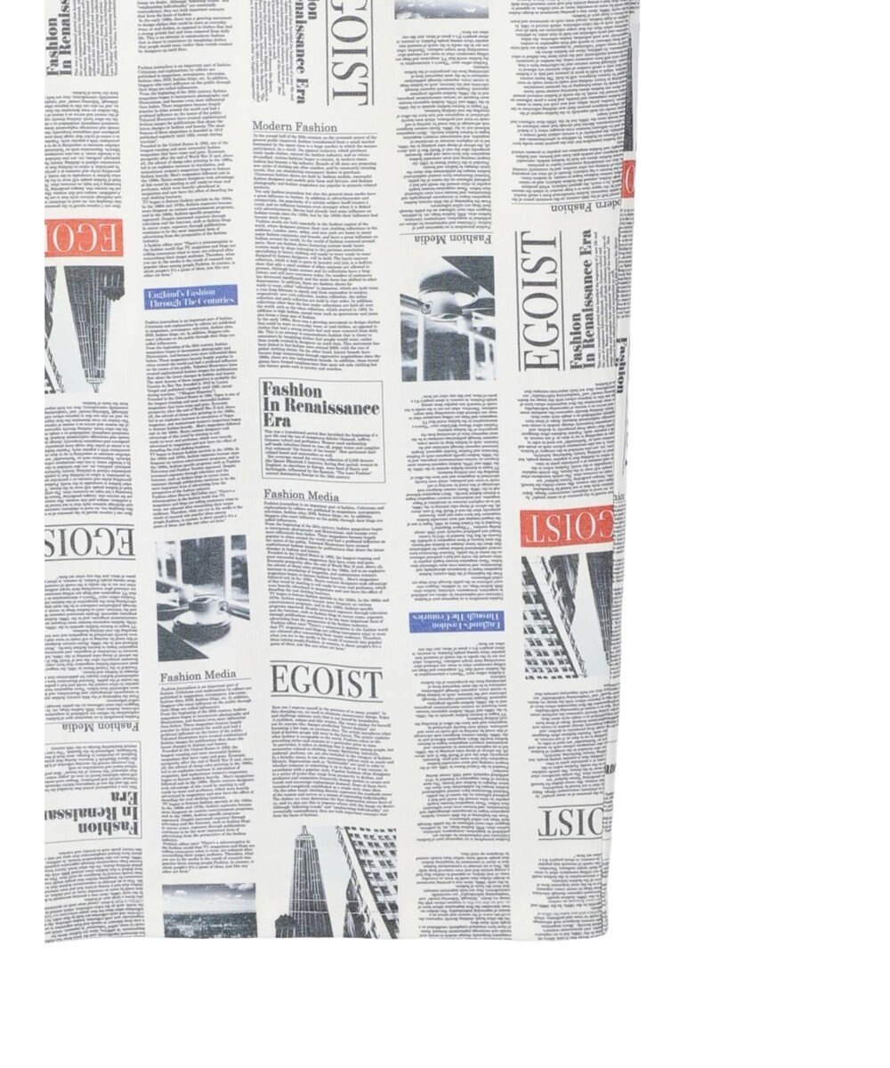 Green Parks ＥＧＯＩＳＴ　マガジンプリントスカート 