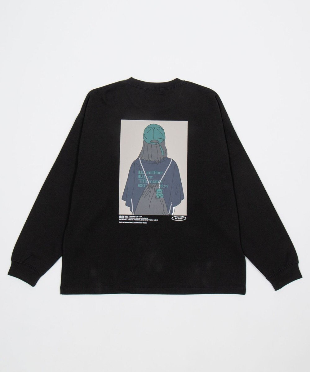 WEGO 【ユニセックス着用ITEM/MLサイズ展開】ガールプリントT（LS） 