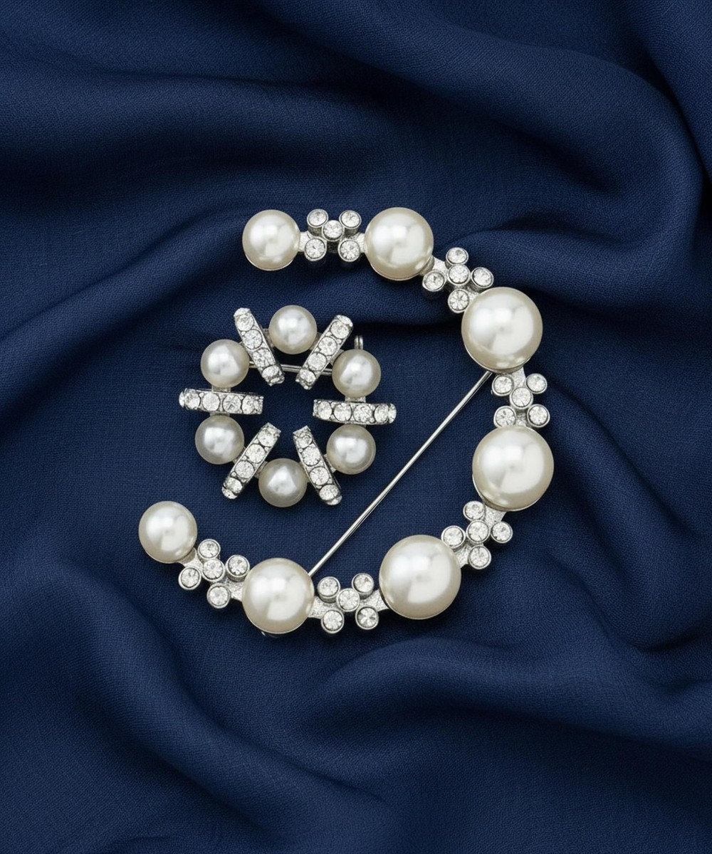 ANY SIS 【2SET】クレセントセット ブローチ 