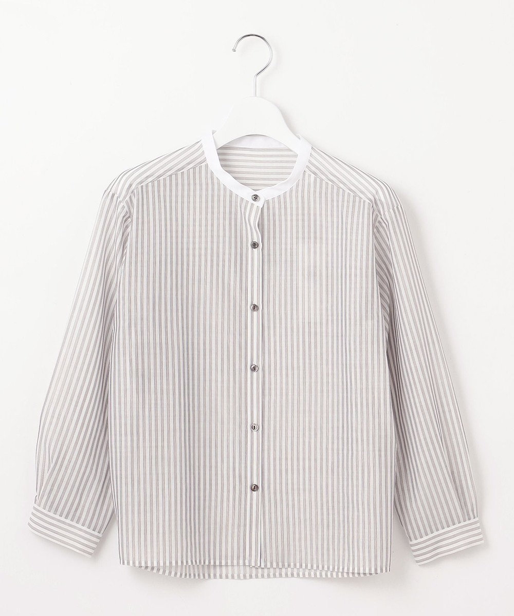 J.PRESS LADIES L シアーピンストライプ カットソー 