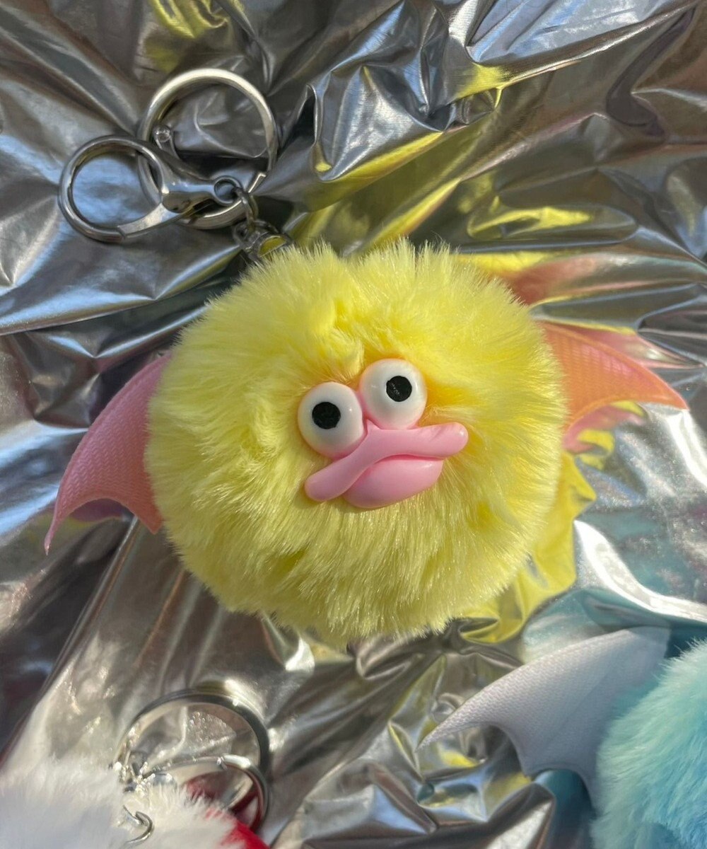 WEGO デビルくわくわモンスターぬいぐるみキーホルダー 