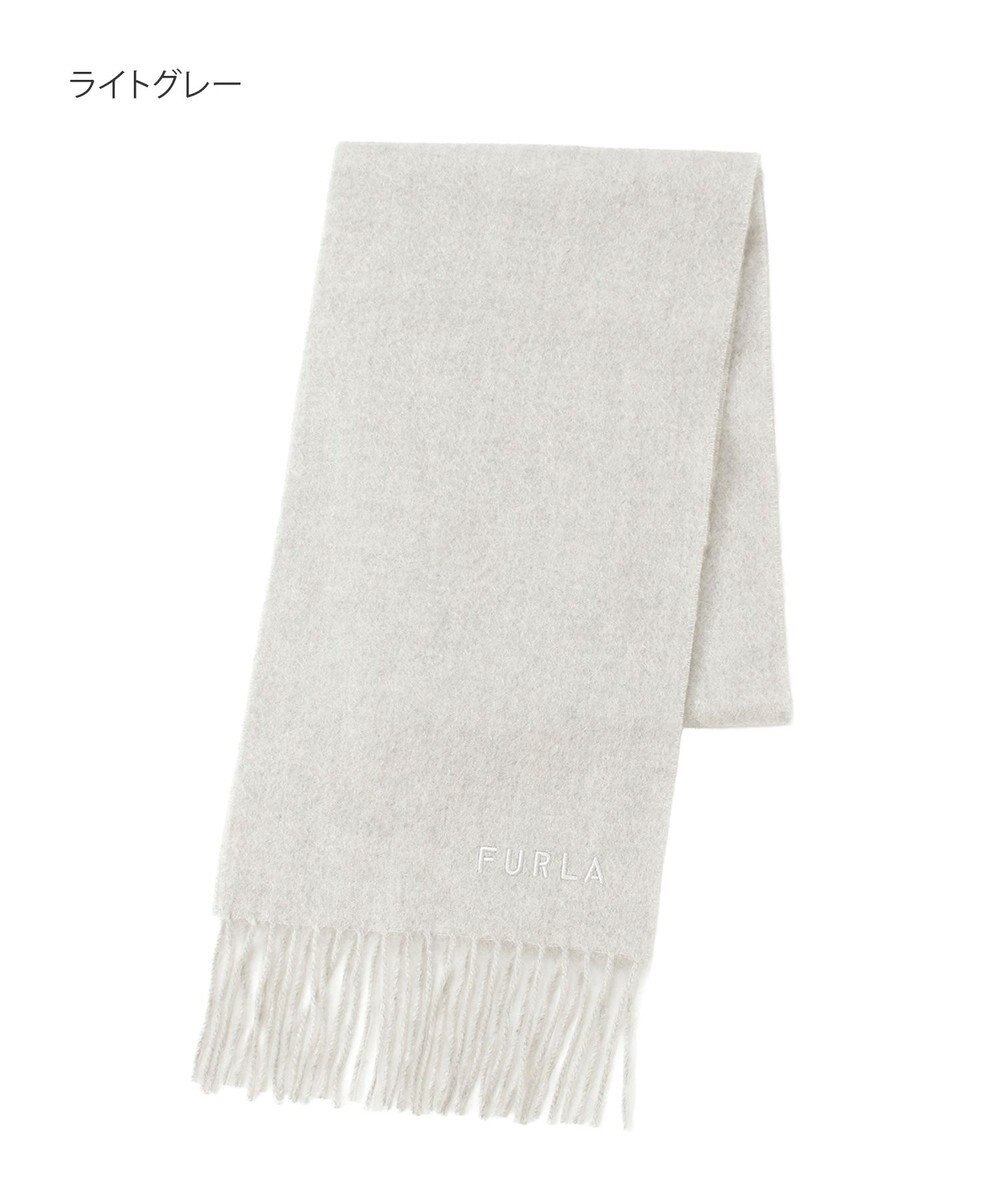 MOONBAT FURLA(フルラ）カシミヤ100％ 無地 プチマフラー 