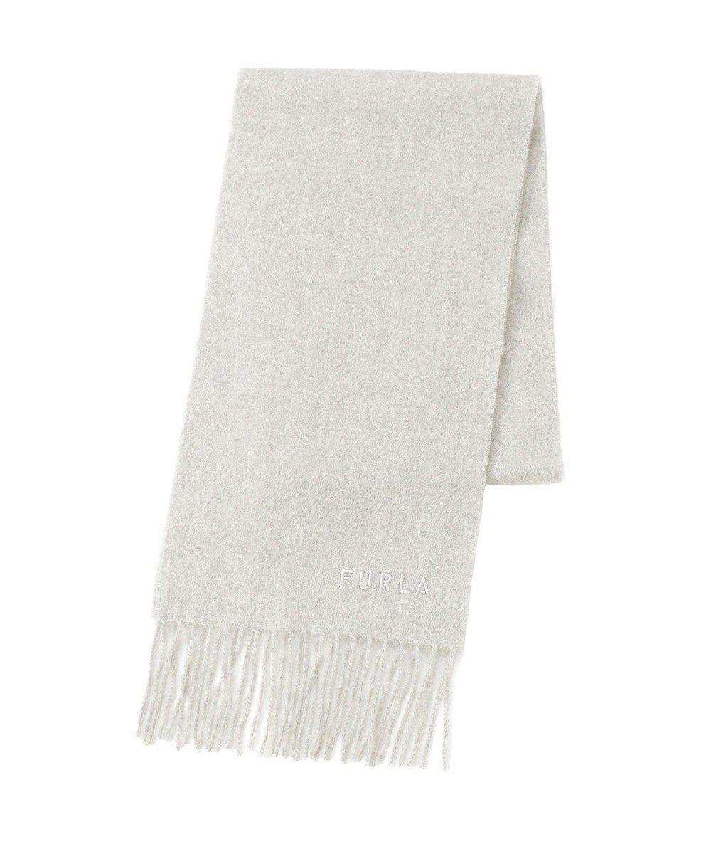 MOONBAT FURLA(フルラ）カシミヤ100％ 無地 プチマフラー 